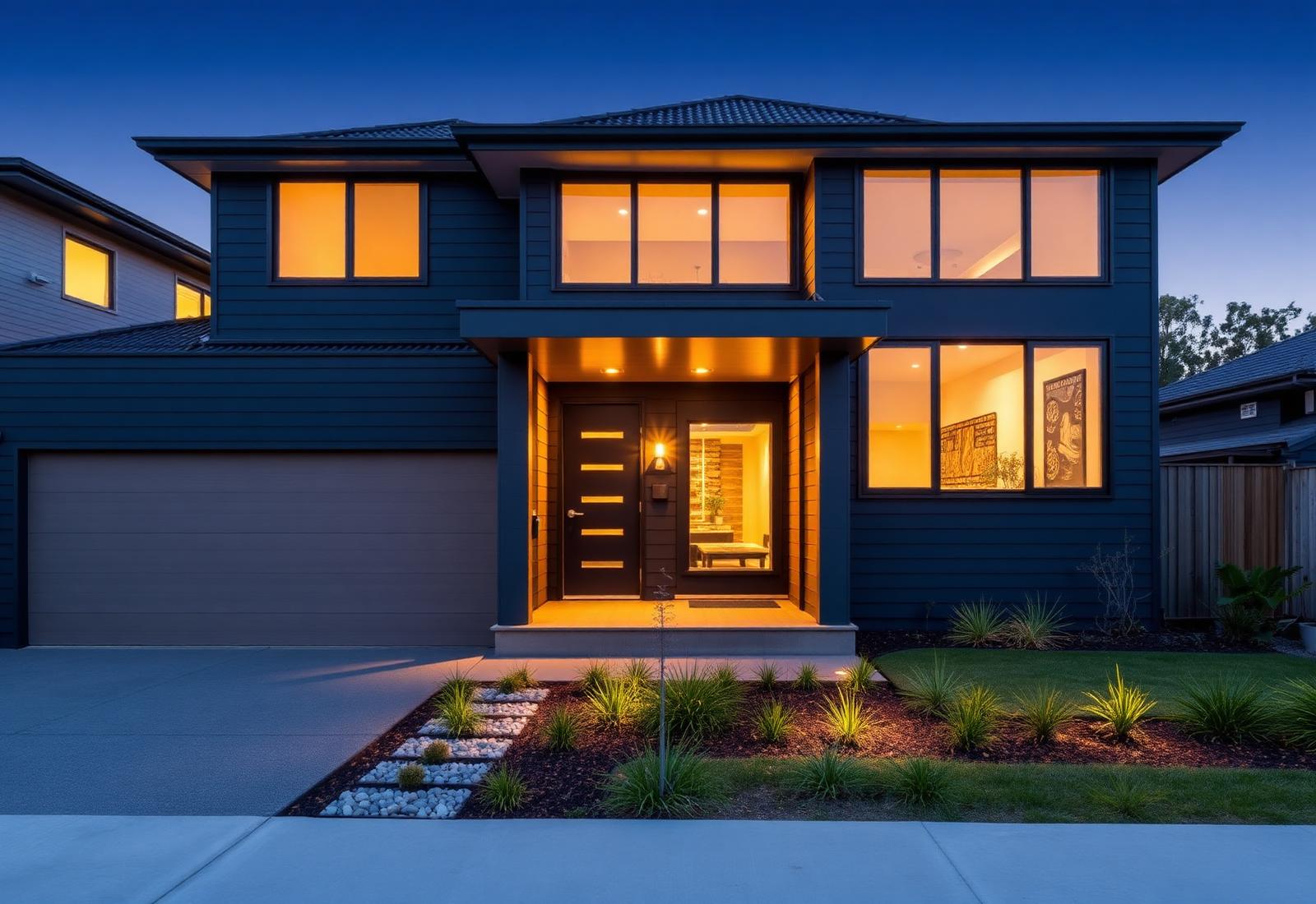 Contemporary family home